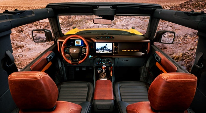 New Ford Bronco 2023 Interior