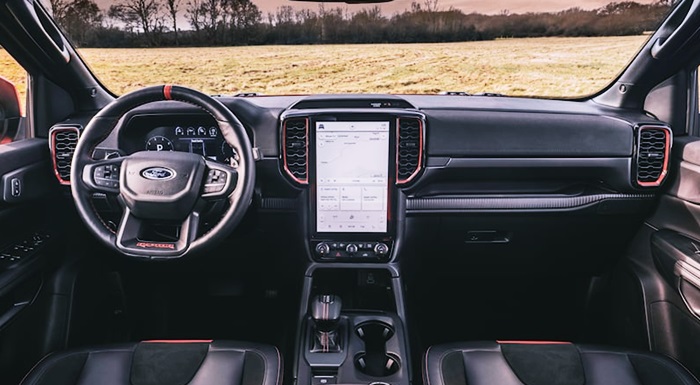 New Ford Ranger Raptor 2023 Interior Model