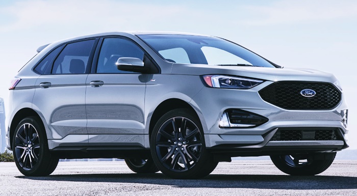 All New Ford Edge Silver Color
