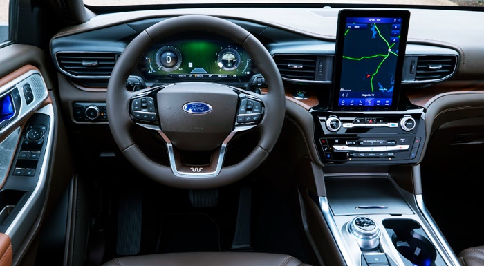 New Interior of Ford Explorer 2024
