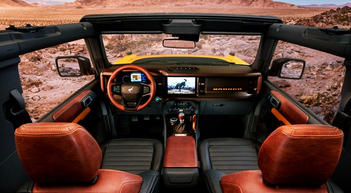 New 2025 Ford Bronco Interior